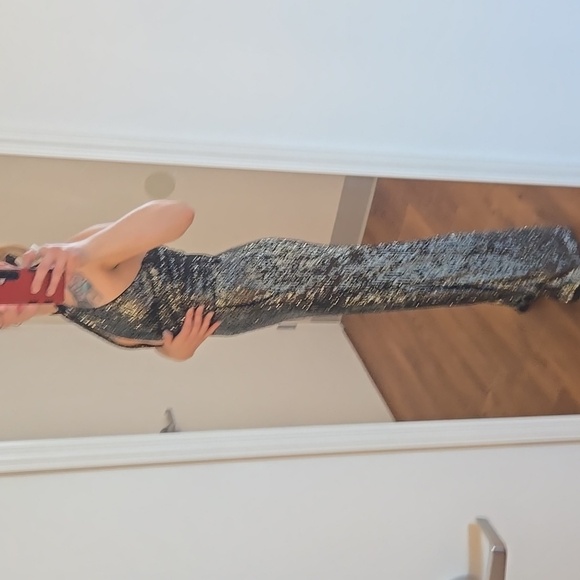 Maeve Rhinestone Halter Jumpsuit - Picture 9 of 11